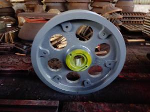 mining machine parts casting pulley