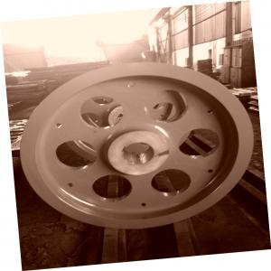 mining machine parts casting pulley